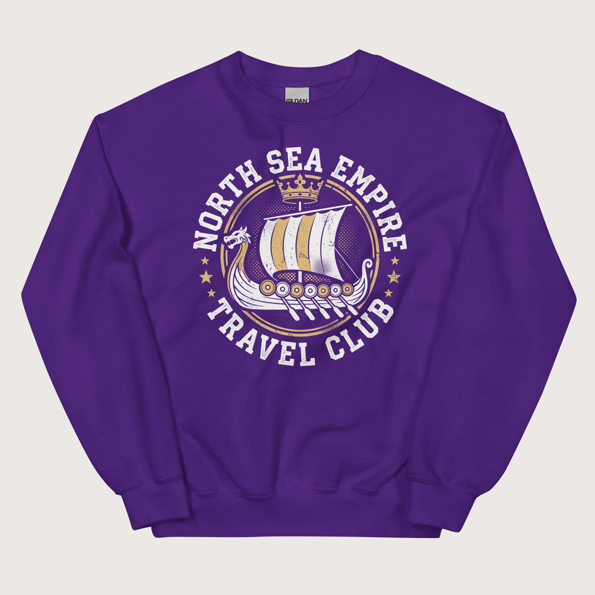 Purple North Sea Empire Travel Club Sweatshirt - history buff gift by HistoHead