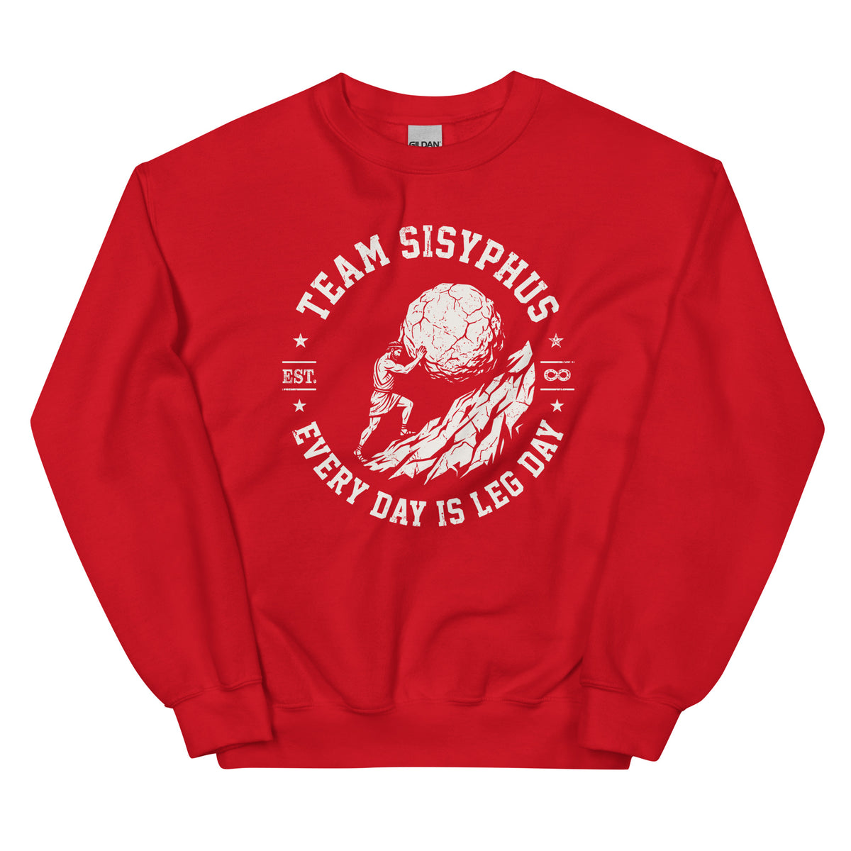 Red Team Sisyphus Sweatshirt - history buff gift by HistoHead