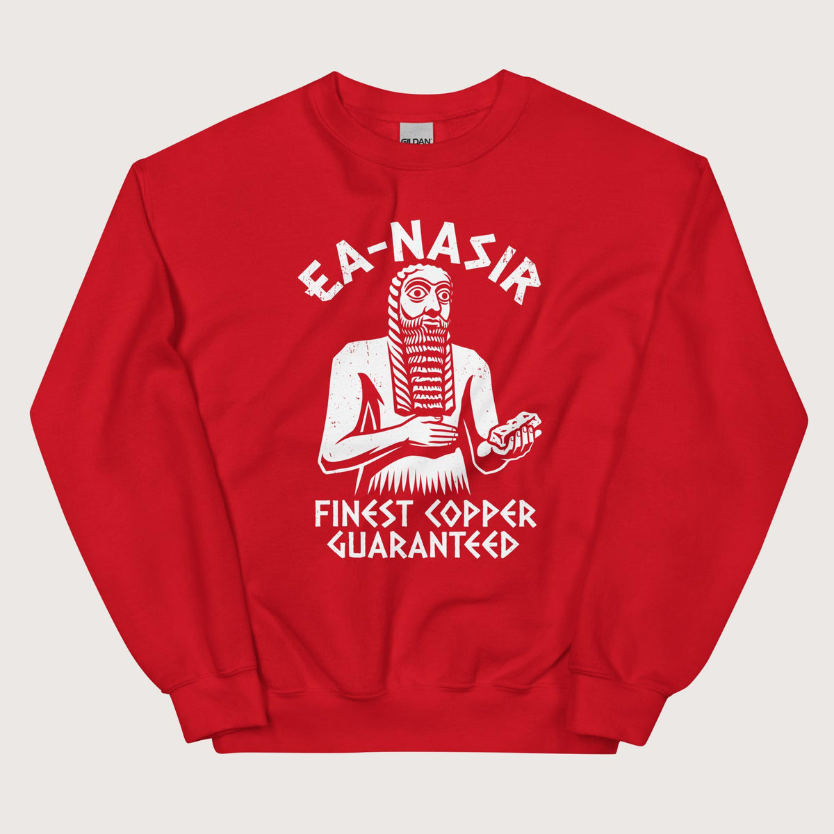 Red Ea-Nasir Finest Copper Sweatshirt - history buff gift by HistoHead