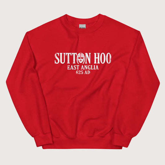 Red Sutton Hoo Sweatshirt - history buff gift by HistoHead