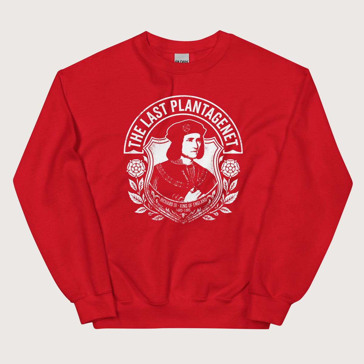 Red Richard III The Last Plantagenet Sweatshirt - history buff gift by HistoHead