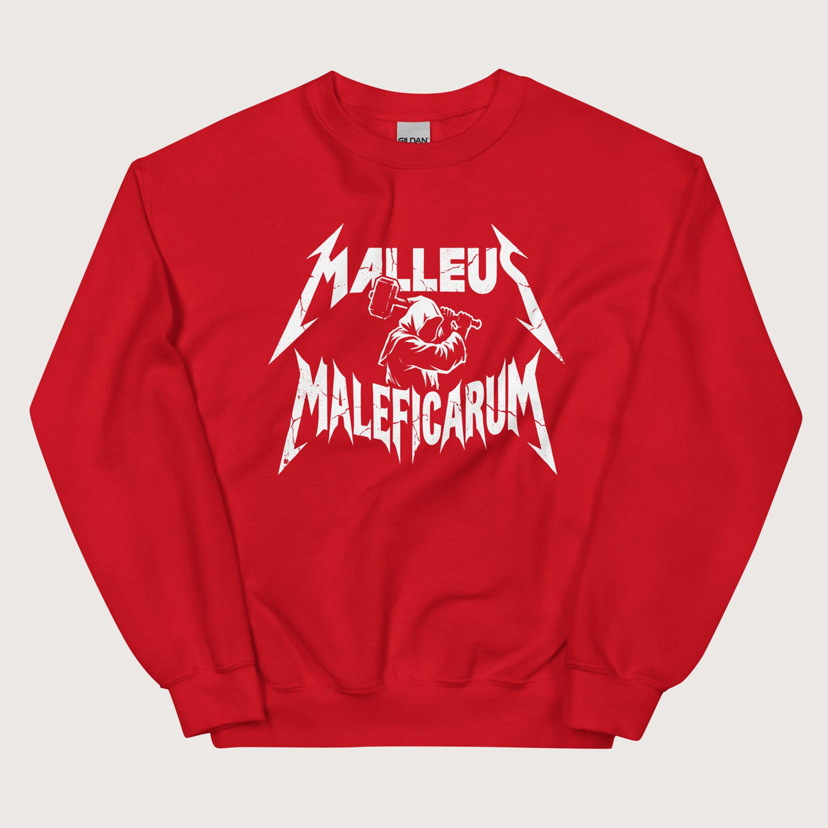 Red Malleus Maleficarum Sweatshirt - history buff gift by HistoHead