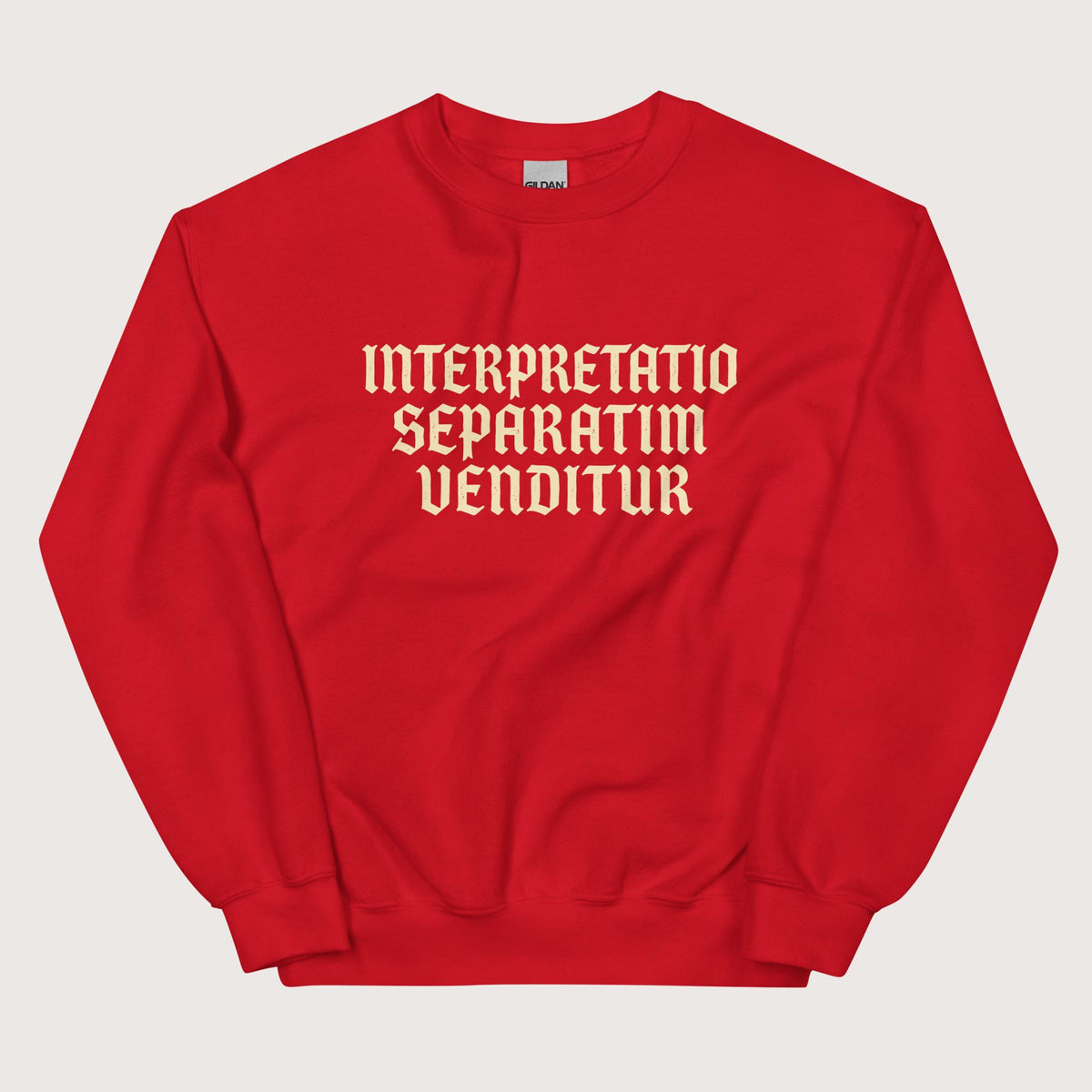 Red Translation Sold Separately in Latin Sweatshirt - history buff gift by HistoHead
