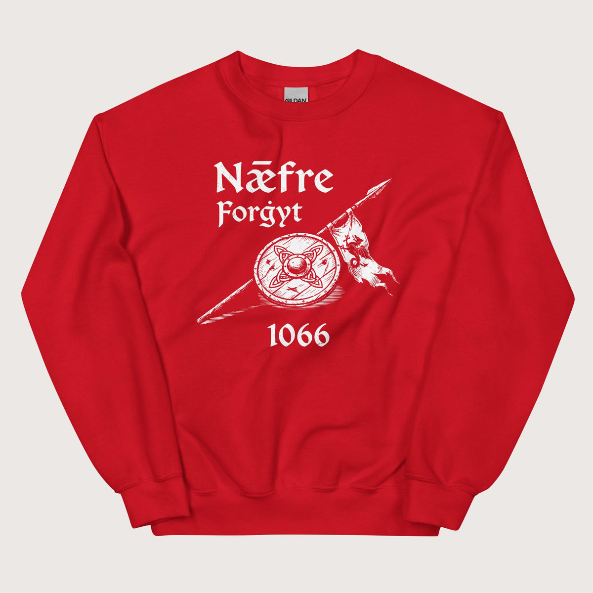 Red Never Forget 1066 Sweatshirt - history buff gift by HistoHead