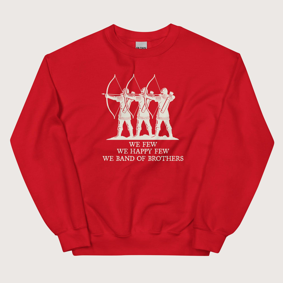 Red Band of Brothers Sweatshirt - history buff gift by HistoHead