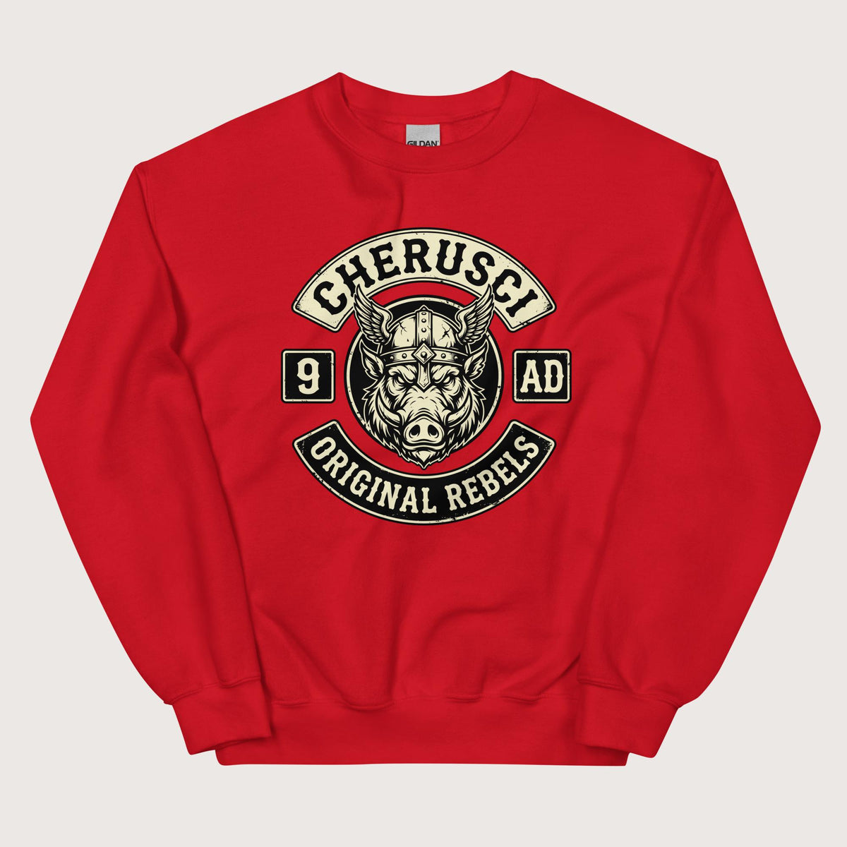 Red Cherusci Original Rebels Sweatshirt - history buff gift by HistoHead