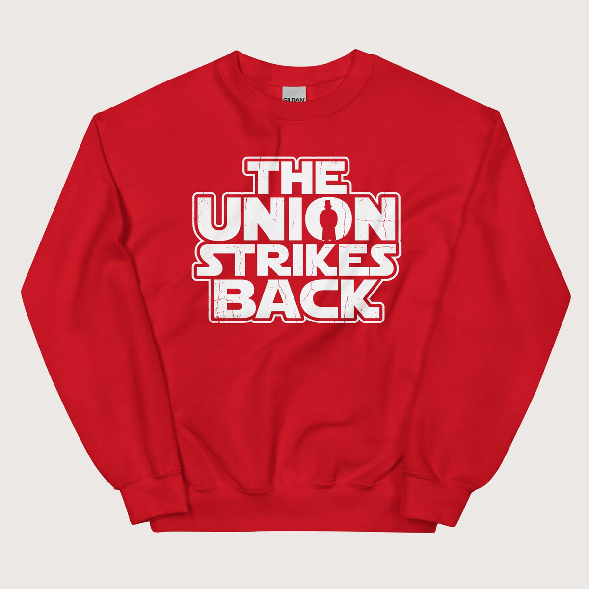 Red The Union Strikes Back Sweatshirt - history buff gift by HistoHead