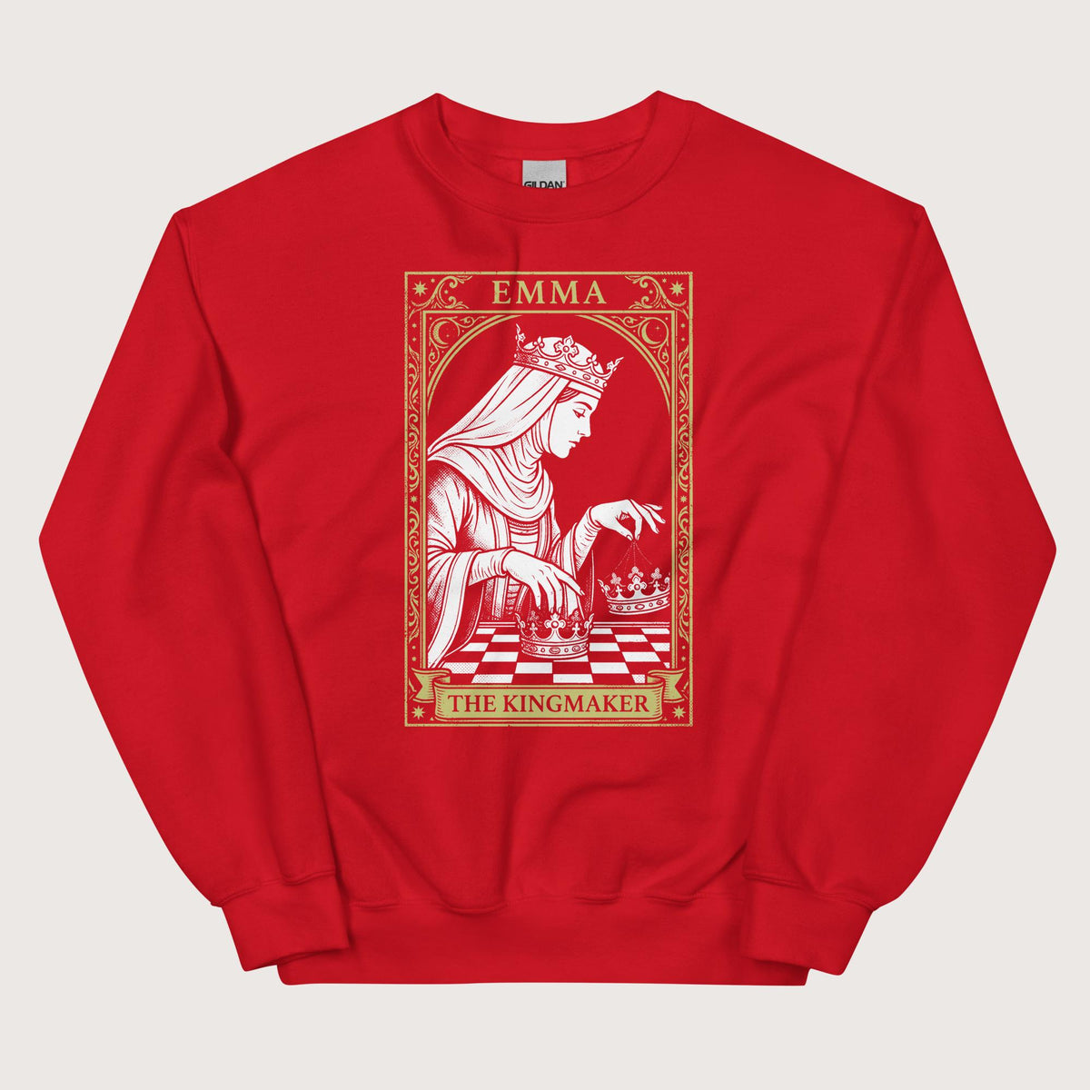 Red Emma of Normandy The Kingmaker Sweatshirt - history buff gift by HistoHead