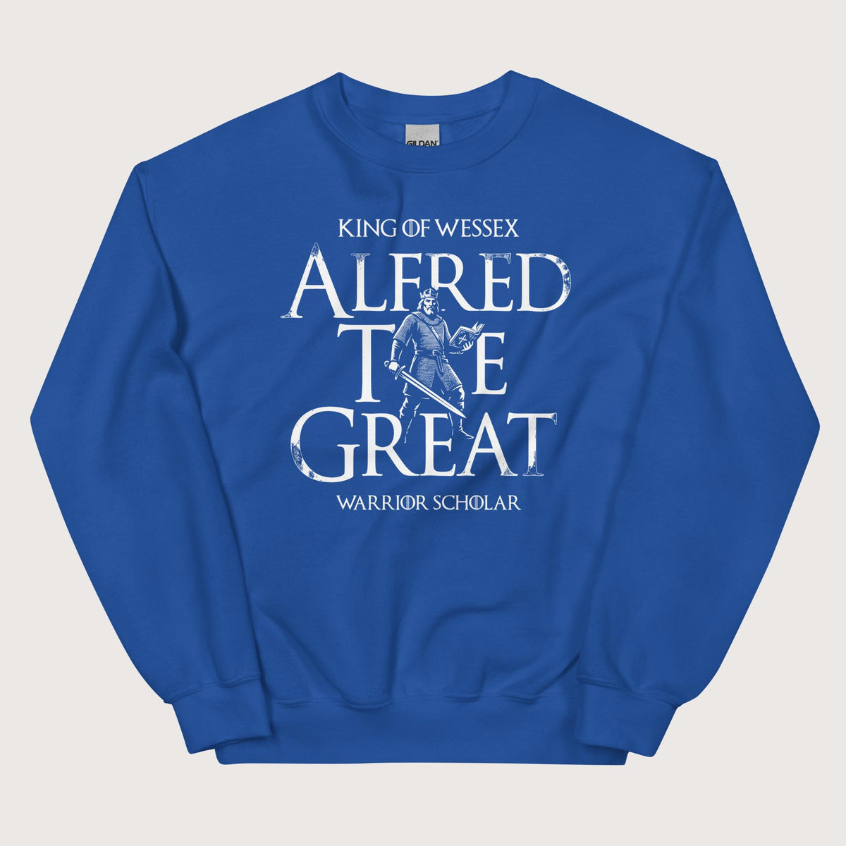 Royal Alfred the Great Scholar King Sweatshirt - history buff gift by HistoHead