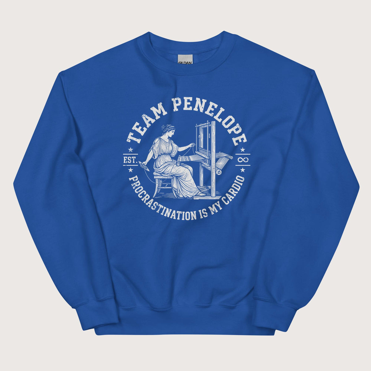 Royal Team Penelope Procrastination Sweatshirt - history buff gift by HistoHead