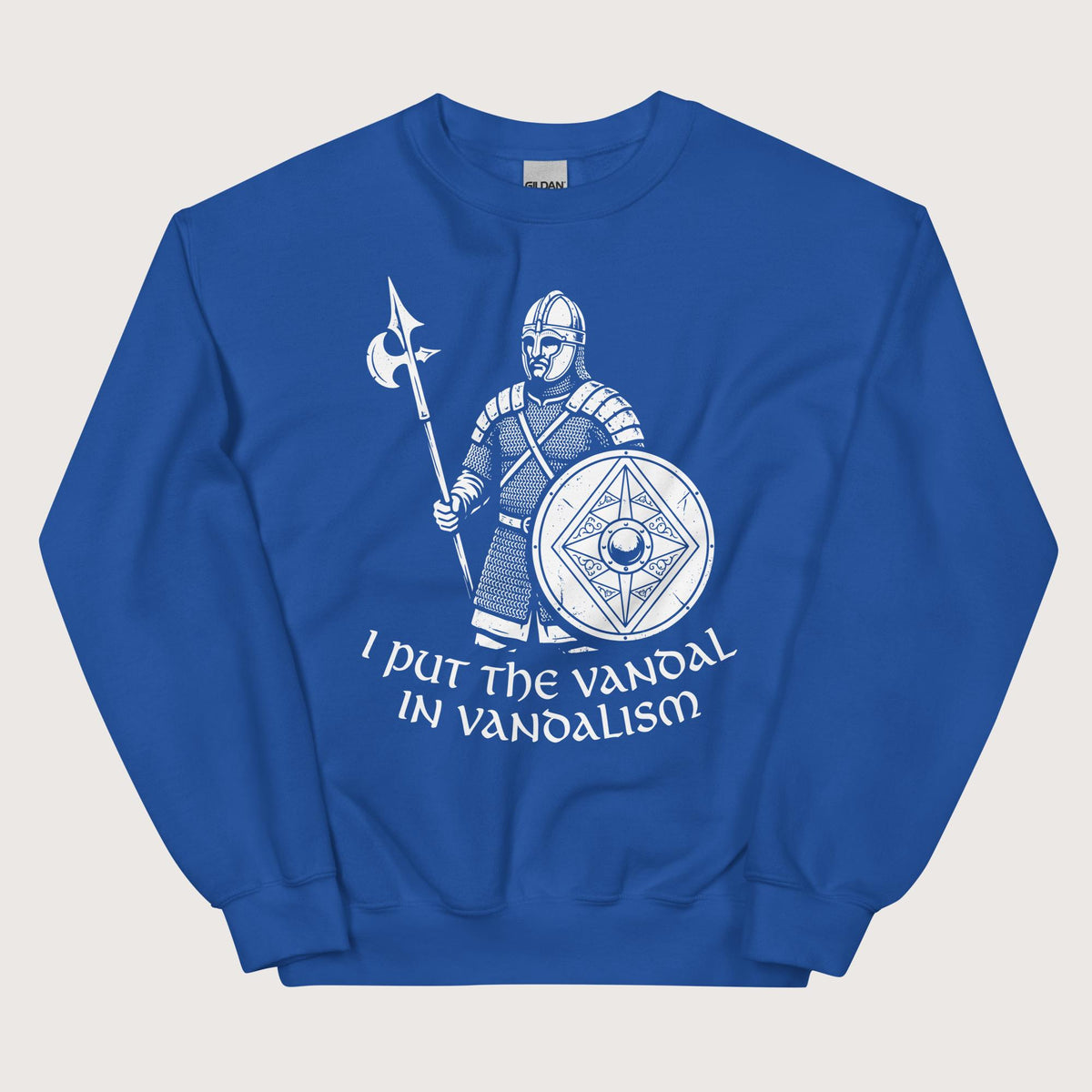 Royal Vandal in Vandalism Sweatshirt - history buff gift by HistoHead