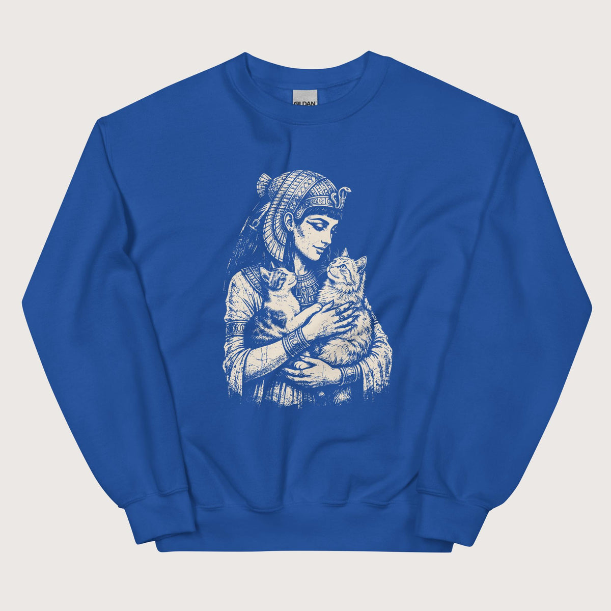 Royal Cleopatra's Cats Sweatshirt - history buff gift by HistoHead