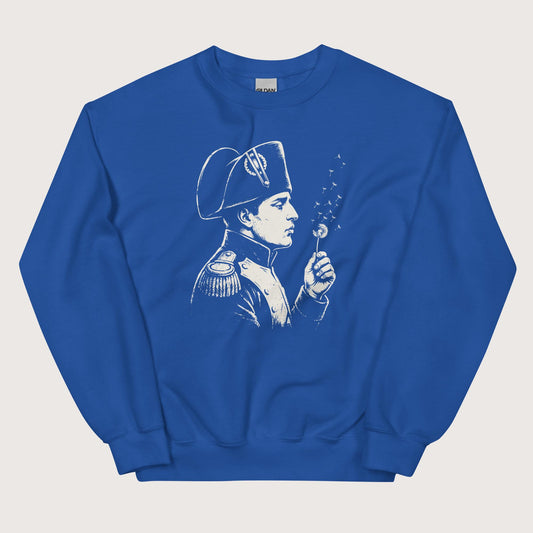 Royal Napoleon Bonaparte Blowing Wishes Sweatshirt - history buff gift by HistoHead