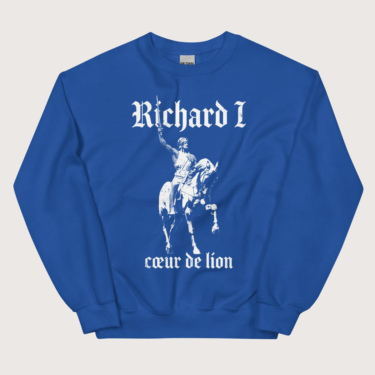 Royal Richard I Coeur de Lion Sweatshirt - history buff gift by HistoHead
