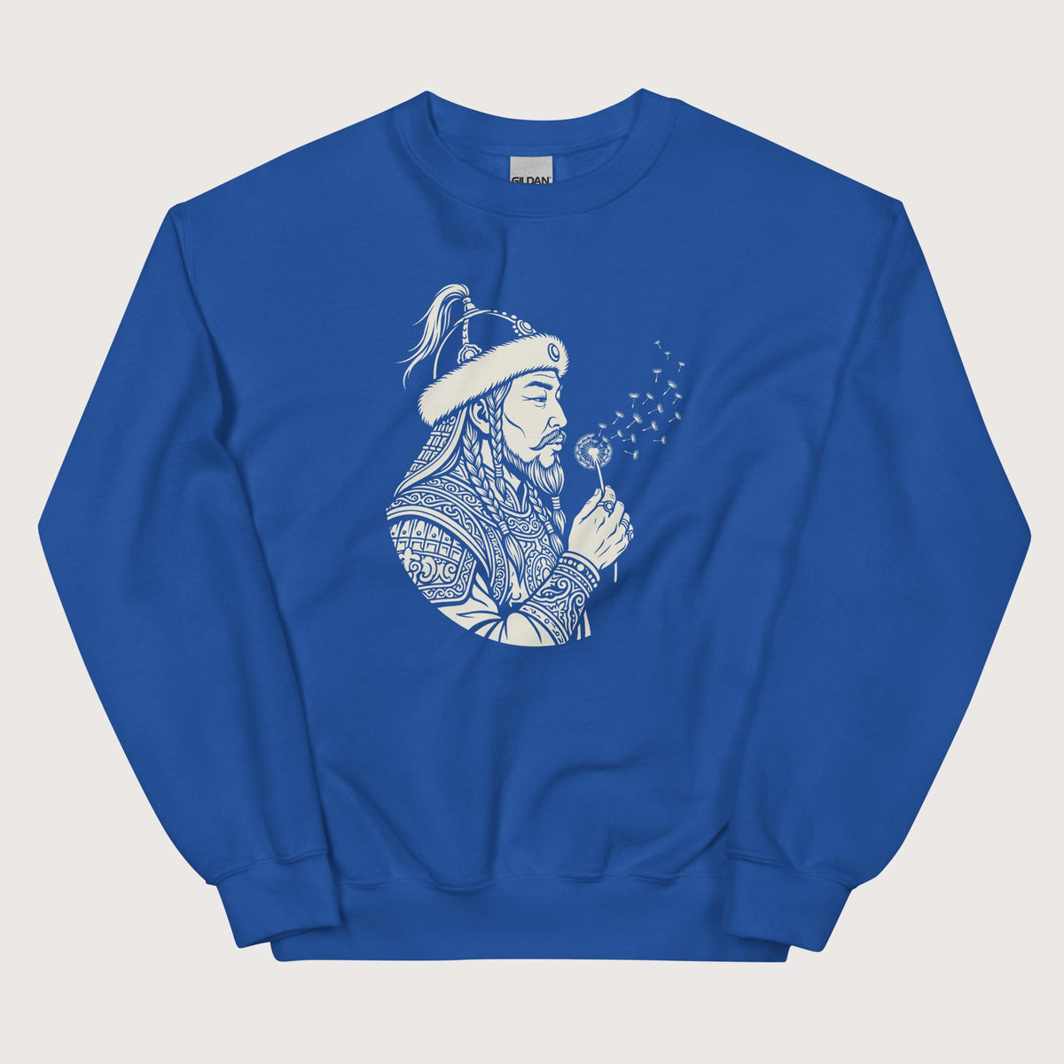 Royal Genghis Khan Blowing Wishes Sweatshirt - history buff gift by HistoHead