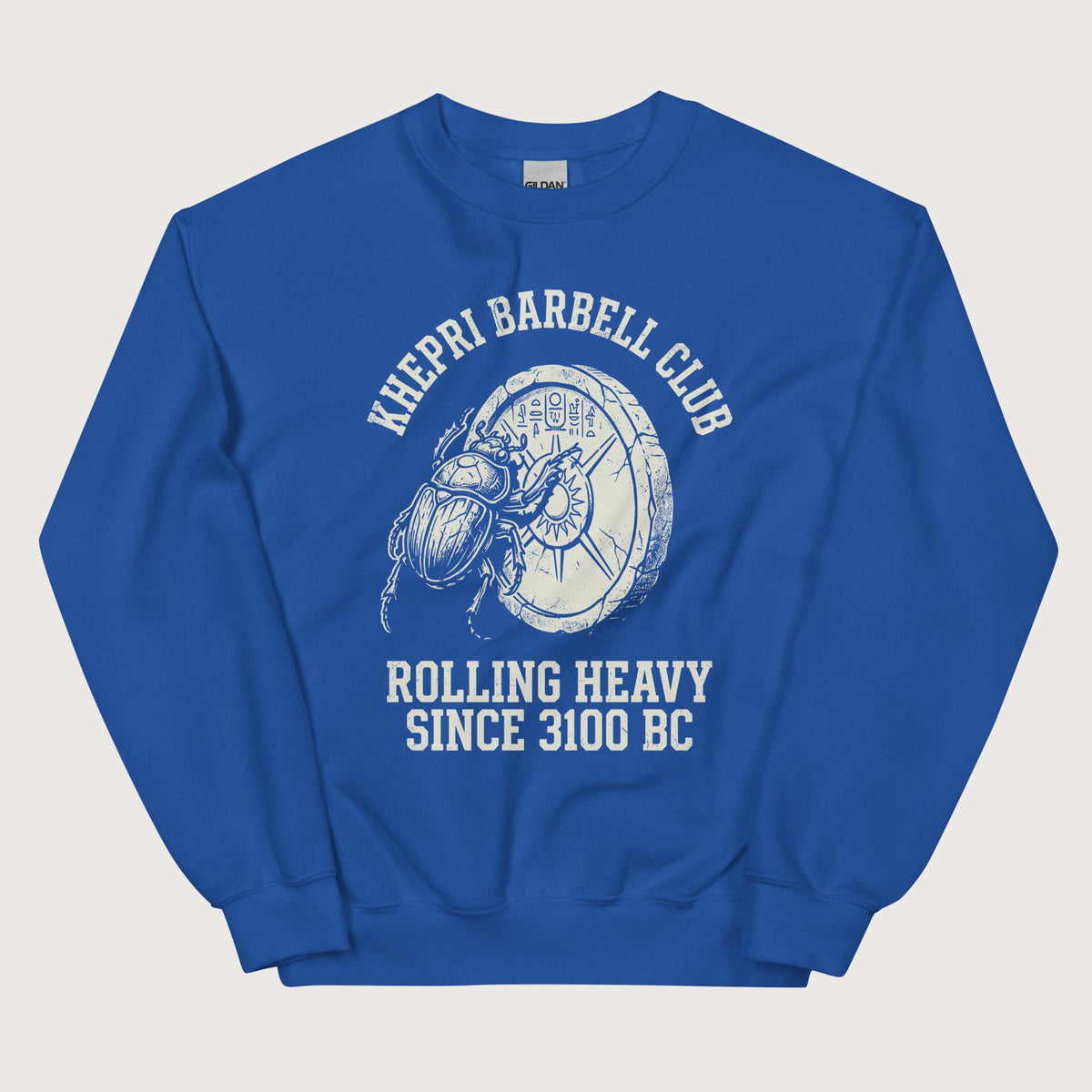 Royal Khepri Barbell Club Sweatshirt - history buff gift by HistoHead