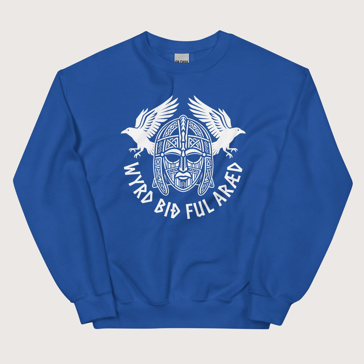 Royal Wyrd Bið Ful Aræd Sutton Hoo Helmet Edition Sweatshirt - history buff gift by HistoHead