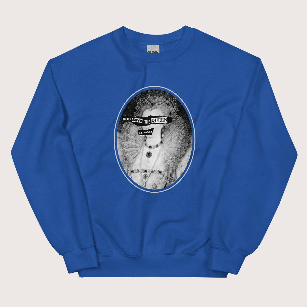 Royal God Save the Queen Elizabeth I Sweatshirt - history buff gift by HistoHead