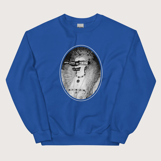 Royal God Save the Queen Elizabeth I Sweatshirt - history buff gift by HistoHead