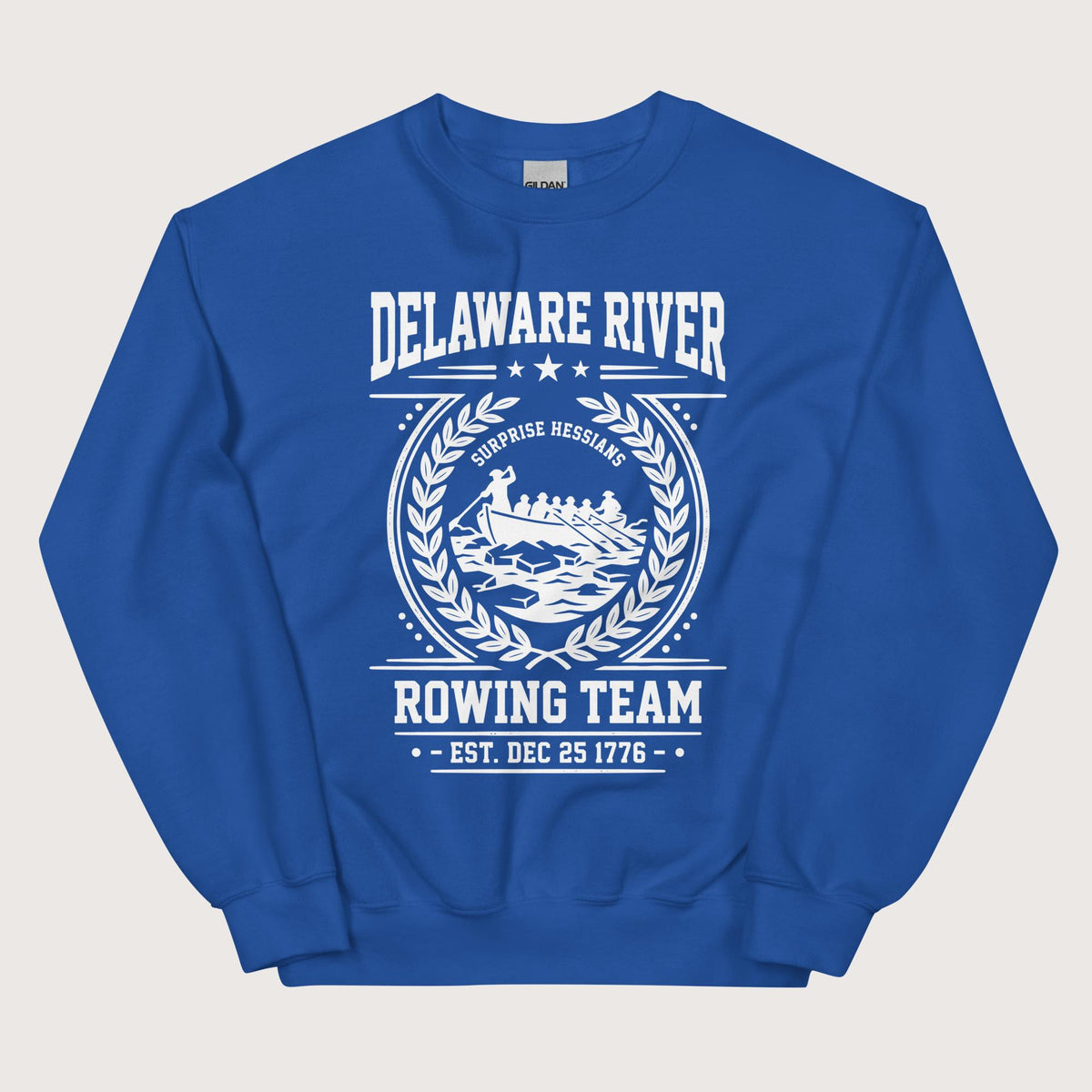 Royal Delaware River Rowing Team Sweatshirt - history buff gift by HistoHead