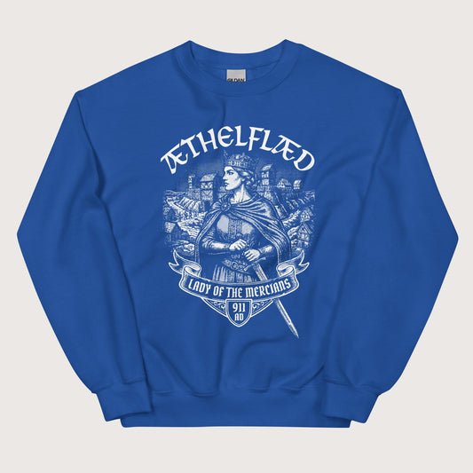 Royal Æthelflæd Lady of the Mercians Sweatshirt - history buff gift by HistoHead