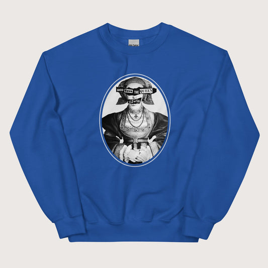 Royal God Save the Queen Anne of Cleves Sweatshirt - history buff gift by HistoHead