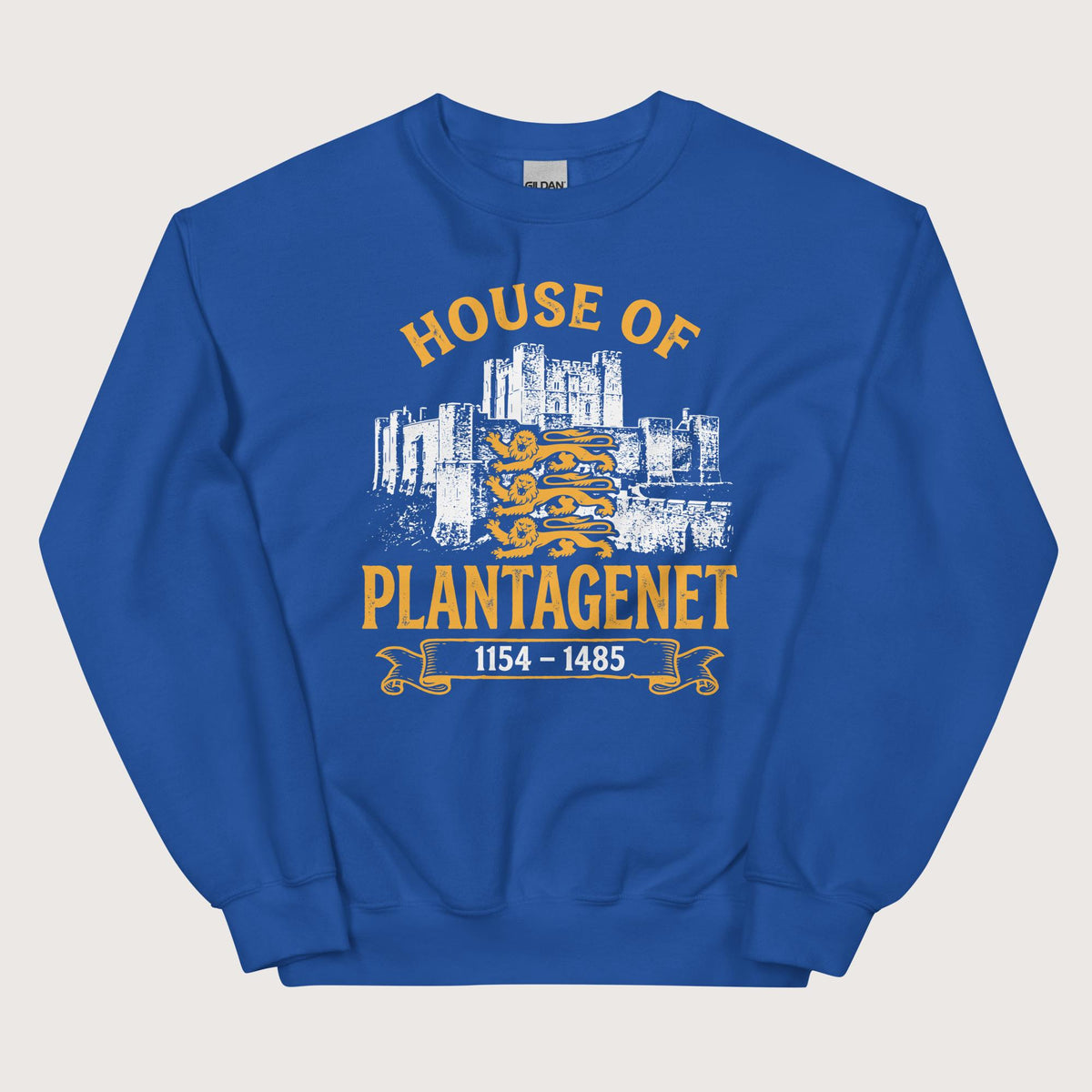 Royal House of Plantagenet Sweatshirt - history buff gift by HistoHead