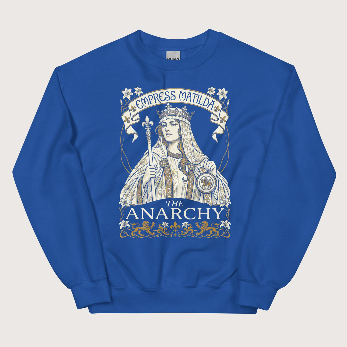 Royal Empress Matilda The Anarchy Sweatshirt - history buff gift by HistoHead