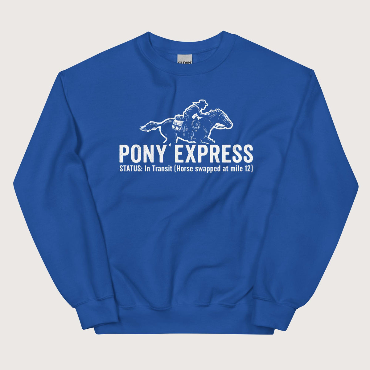 Royal Pony Express Sweatshirt - history buff gift by HistoHead
