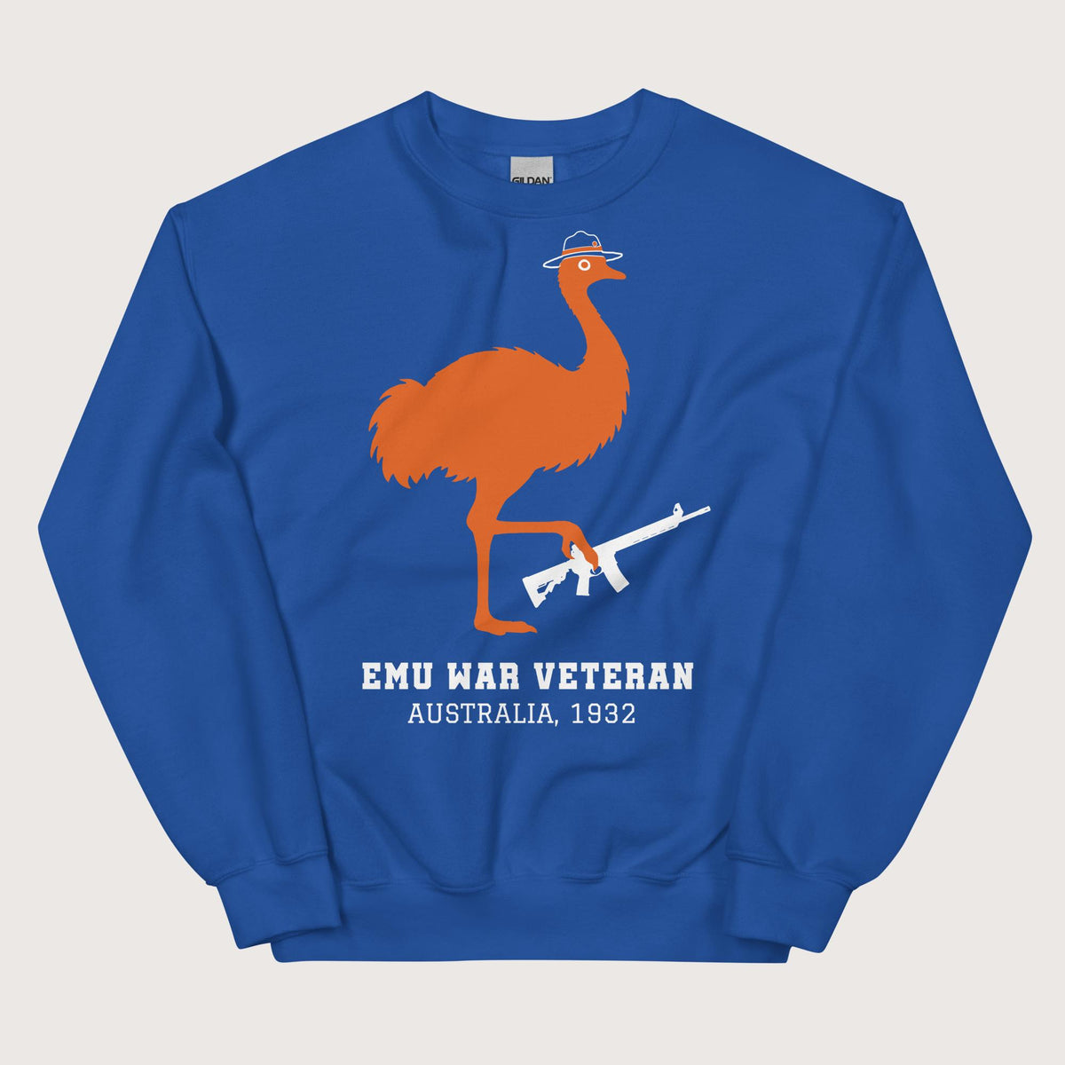 Royal Emu War Veteran Sweatshirt - history buff gift by HistoHead