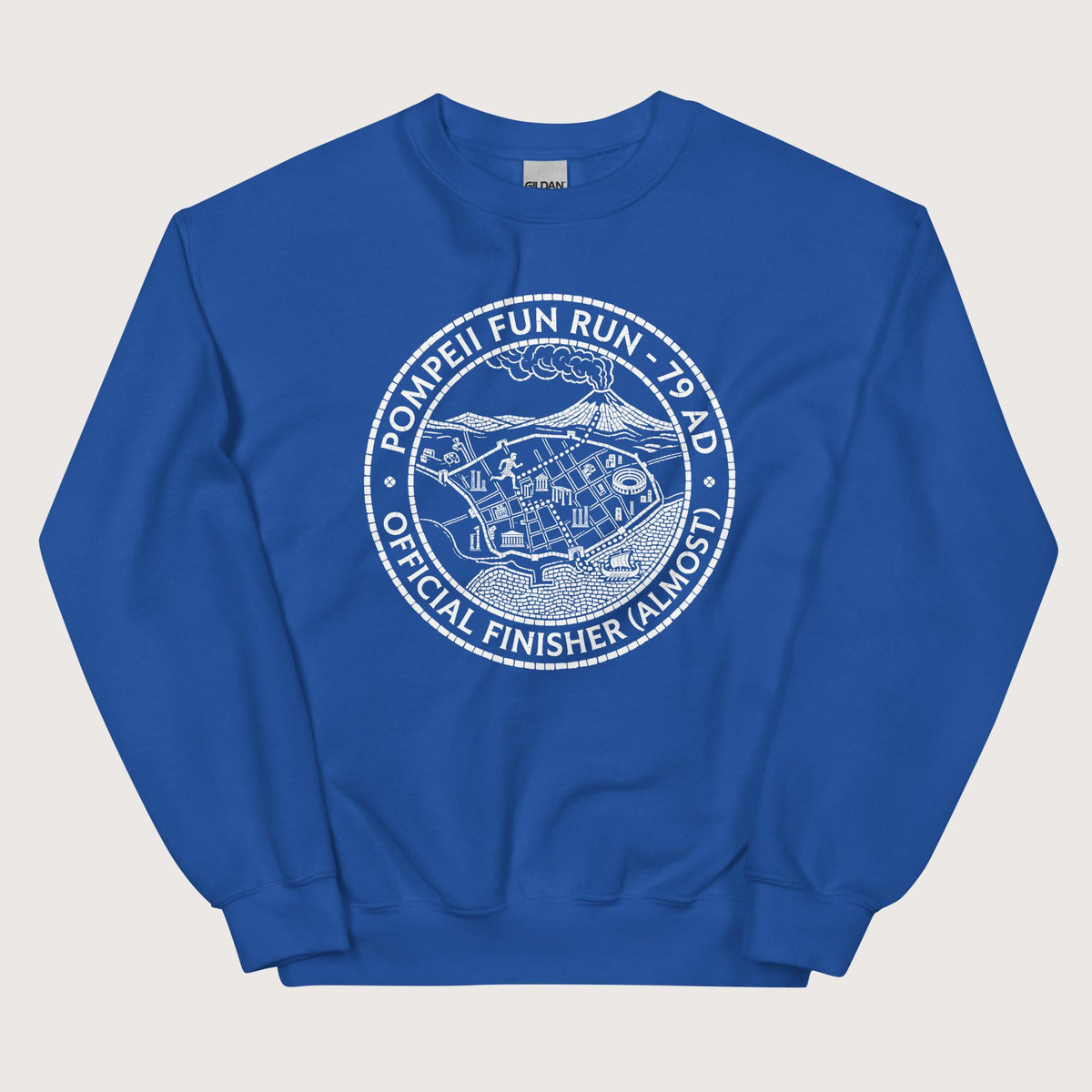 Royal Pompeii Fun Run Official Finisher Sweatshirt - history buff gift by HistoHead