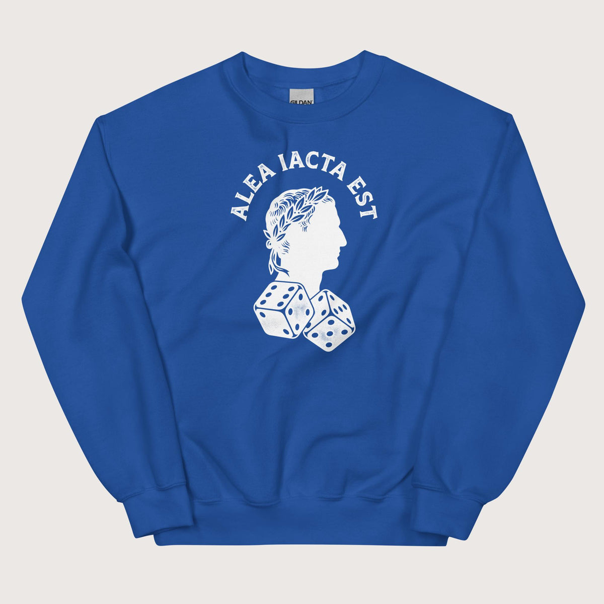 Royal Alea Iacta Est Caesar Quote Sweatshirt - history buff gift by HistoHead