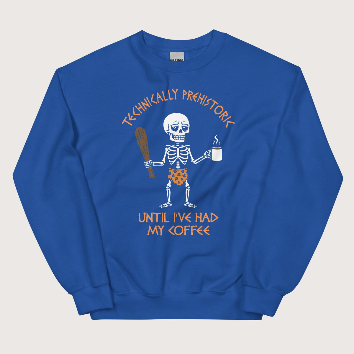 Royal Until I've Had My Coffee Sweatshirt - history buff gift by HistoHead