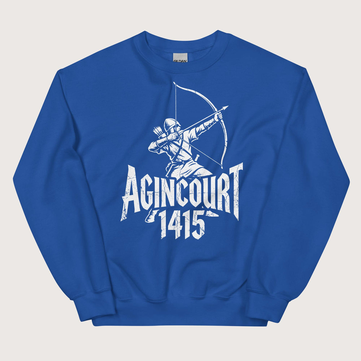 Royal Agincourt 1415 Longbowman Sweatshirt - history buff gift by HistoHead