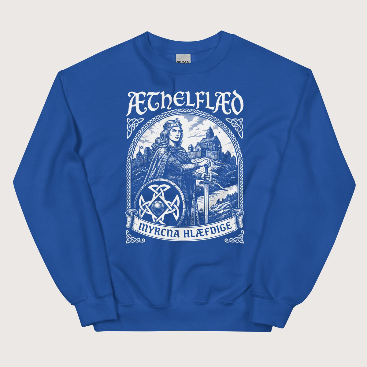 Royal Aethelflaed Lady of the Mercians Old English Sweatshirt - history buff gift by HistoHead