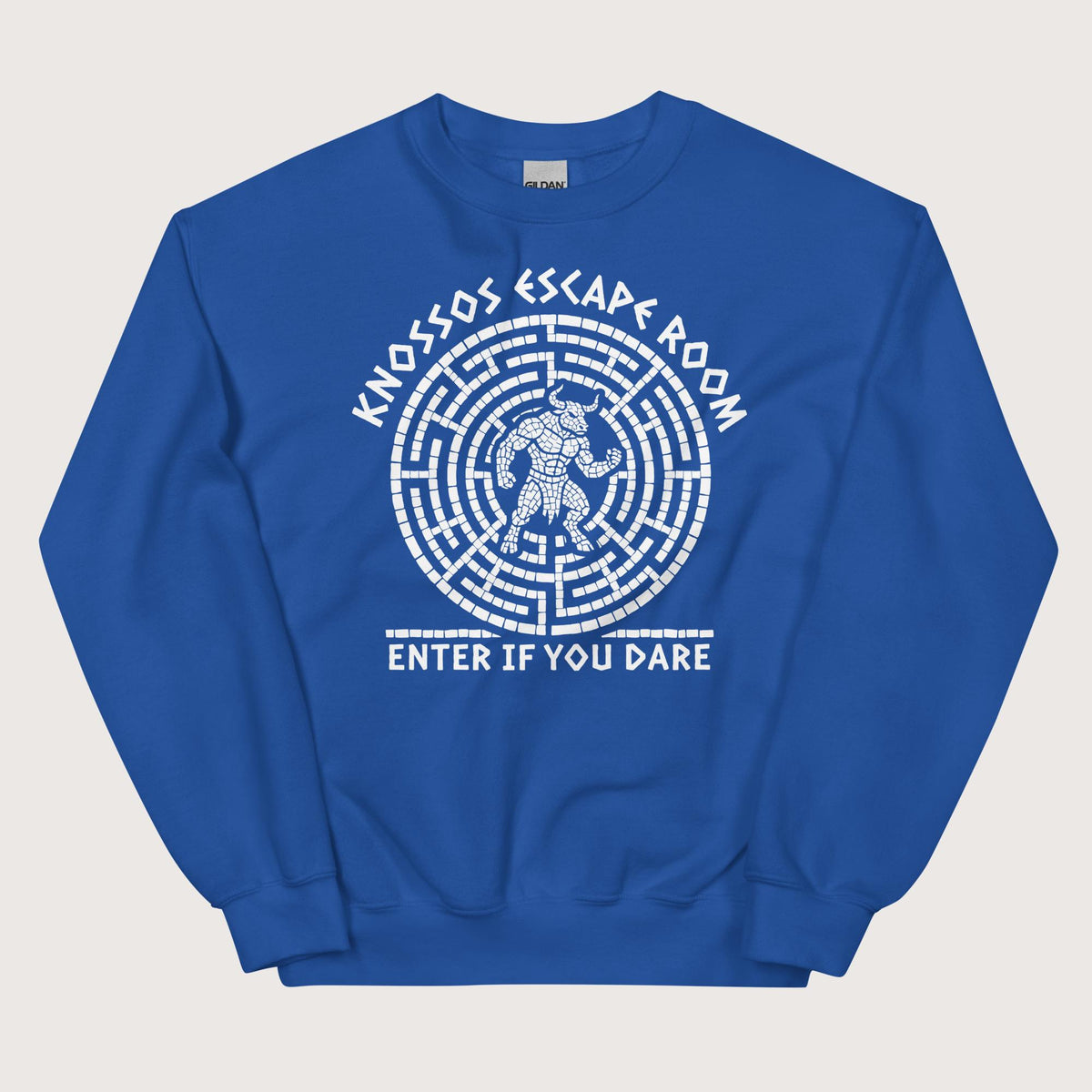 Royal Knossos Escape Room Enter If You Dare Sweatshirt - history buff gift by HistoHead