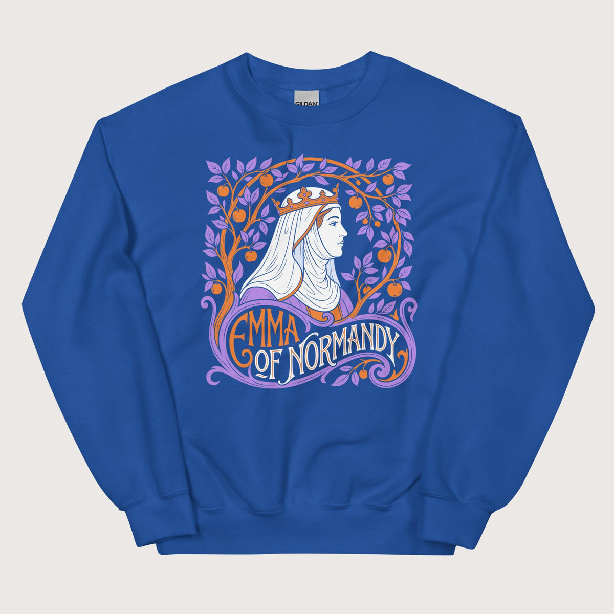Royal Emma Of Normandy Sweatshirt - history buff gift by HistoHead