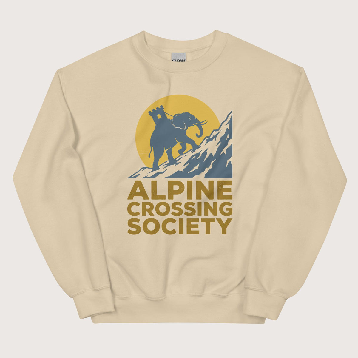Sand Alpine Crossing Society Sweatshirt - history buff gift by HistoHead