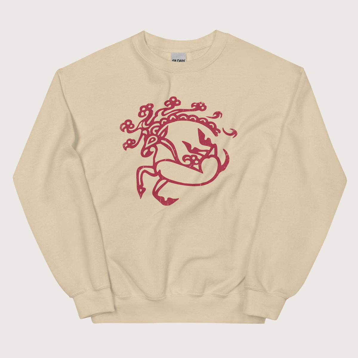 Sand Siberian Ice Maiden Tattoo Sweatshirt - history buff gift by HistoHead