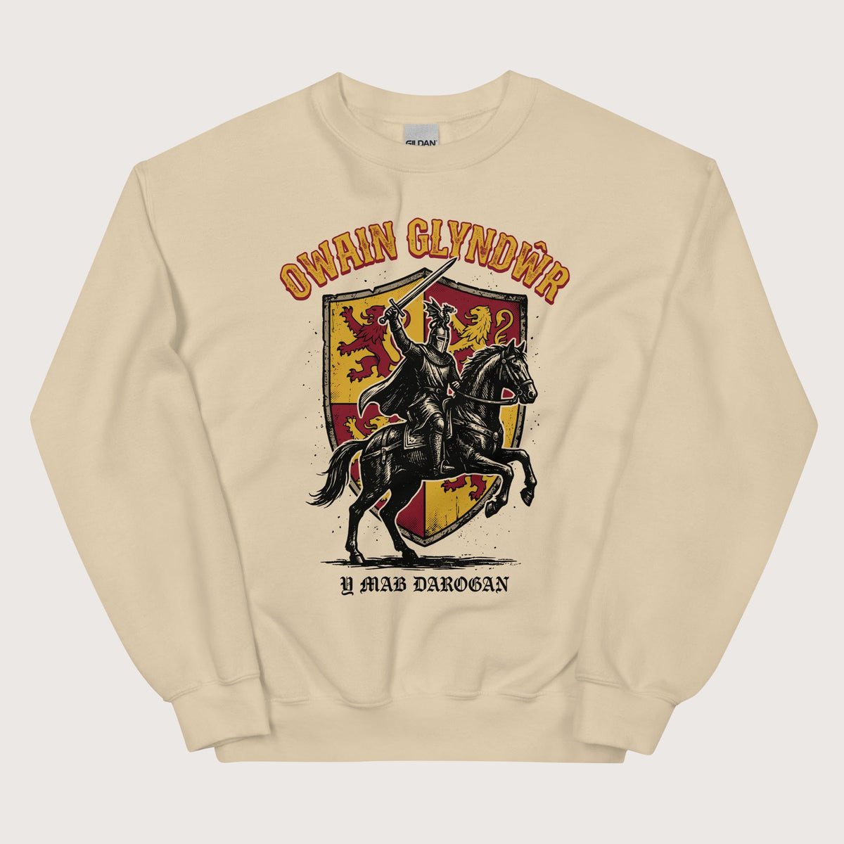 Sand Owain Glyndwr Sweatshirt - history buff gift by HistoHead