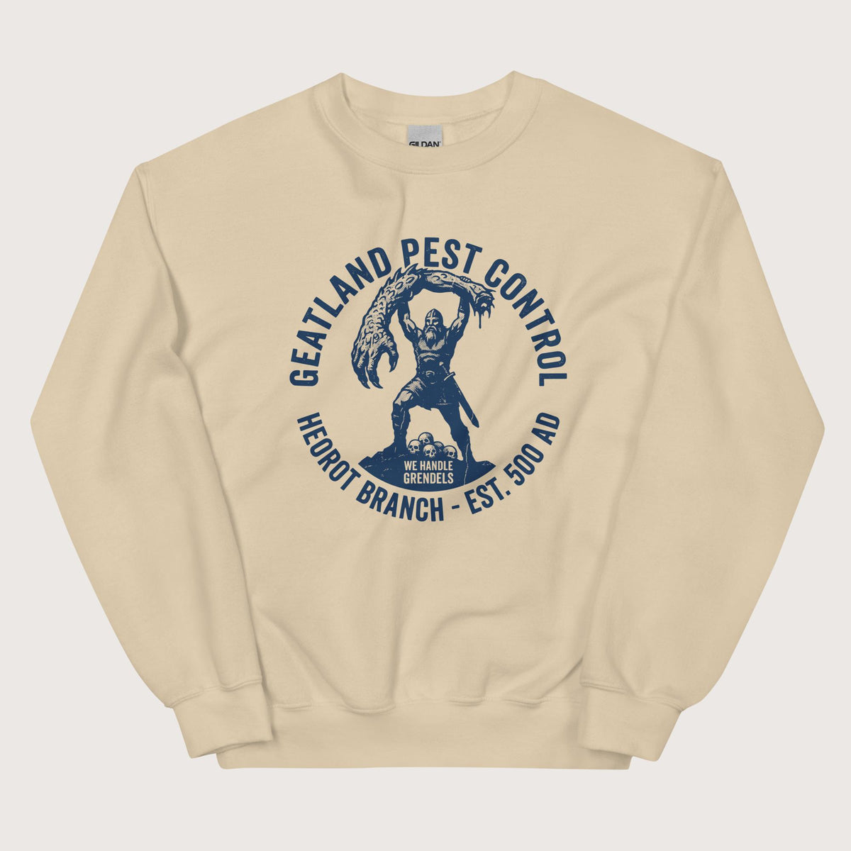 Sand Geatland Pest Control Sweatshirt - history buff gift by HistoHead