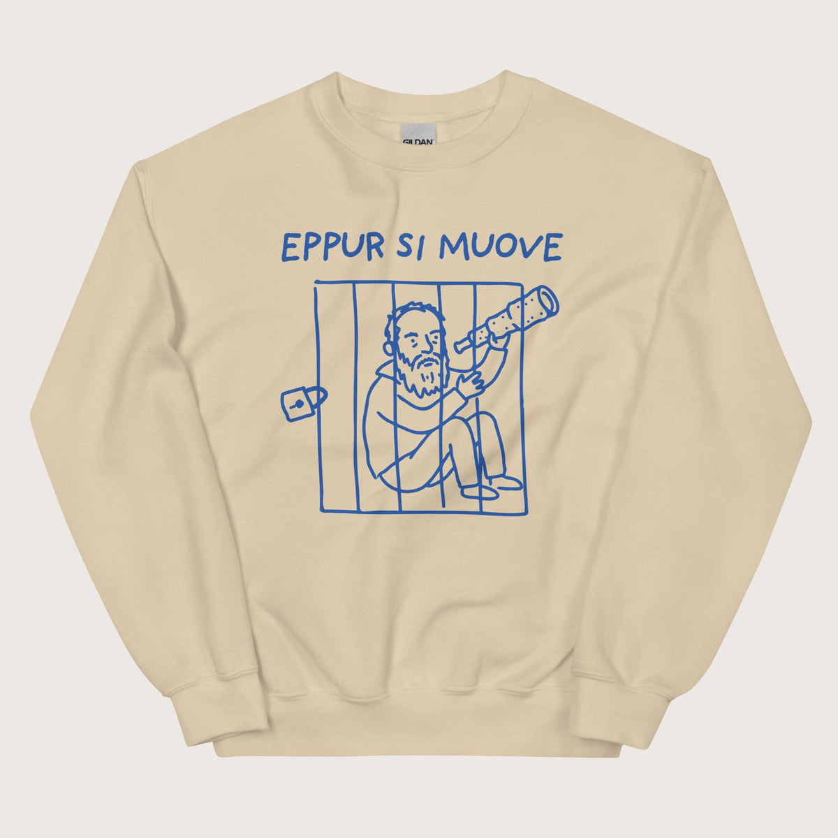 Sand Galileo Galilei And Yet It Moves Sweatshirt - history buff gift by HistoHead