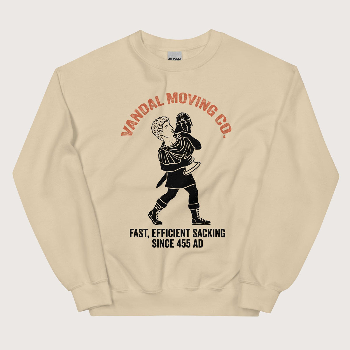Sand Vandal Moving Co. Sweatshirt - history buff gift by HistoHead
