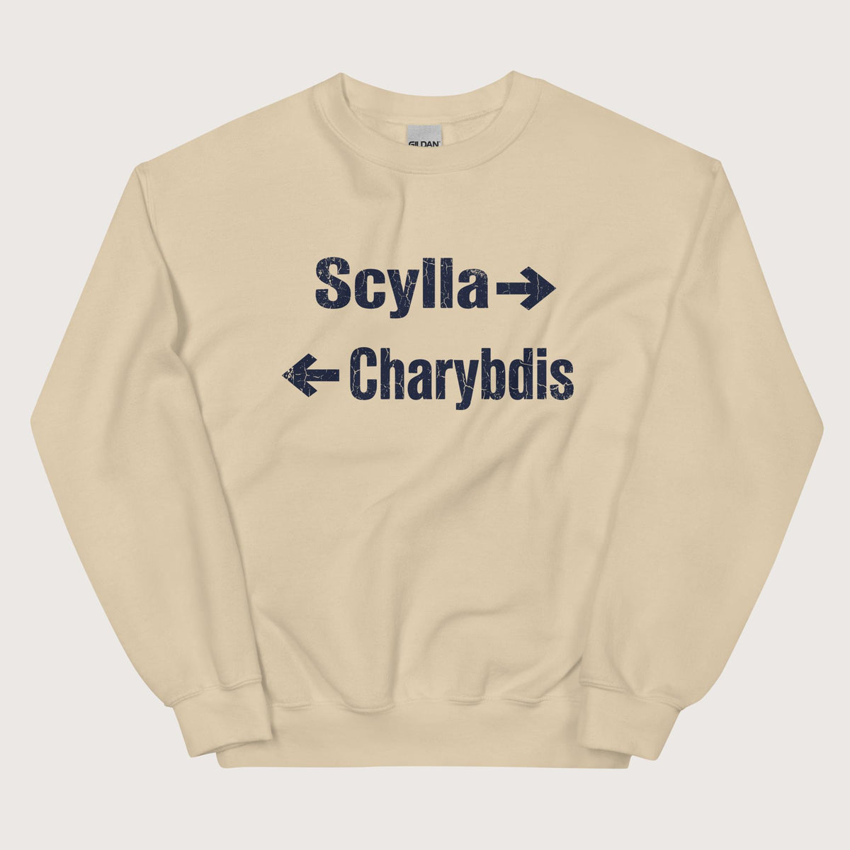 Sand Between Scylla and Charybdis Sweatshirt - history buff gift by HistoHead