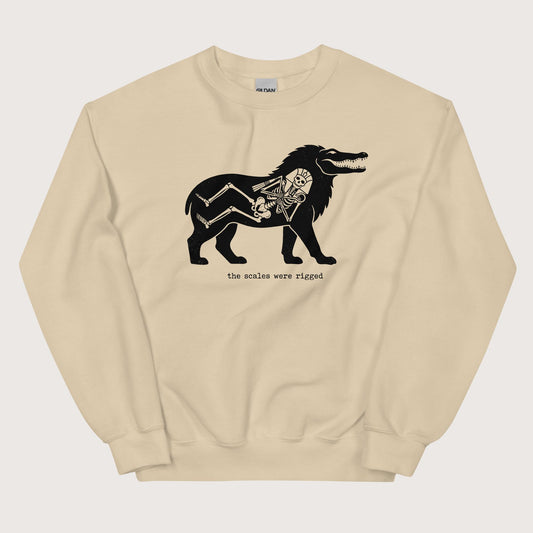 Sand The Scales Were Rigged Sweatshirt - history buff gift by HistoHead