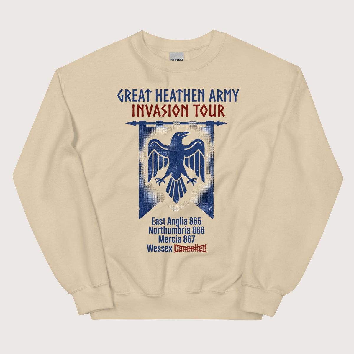 Sand Great Heathen Army Invasion Tour Sweatshirt - history buff gift by HistoHead