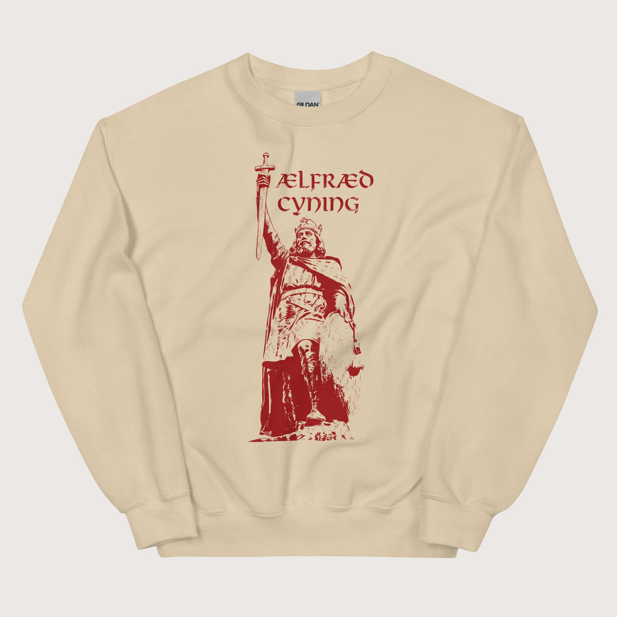Sand Alfred the Great Sweatshirt - history buff gift by HistoHead