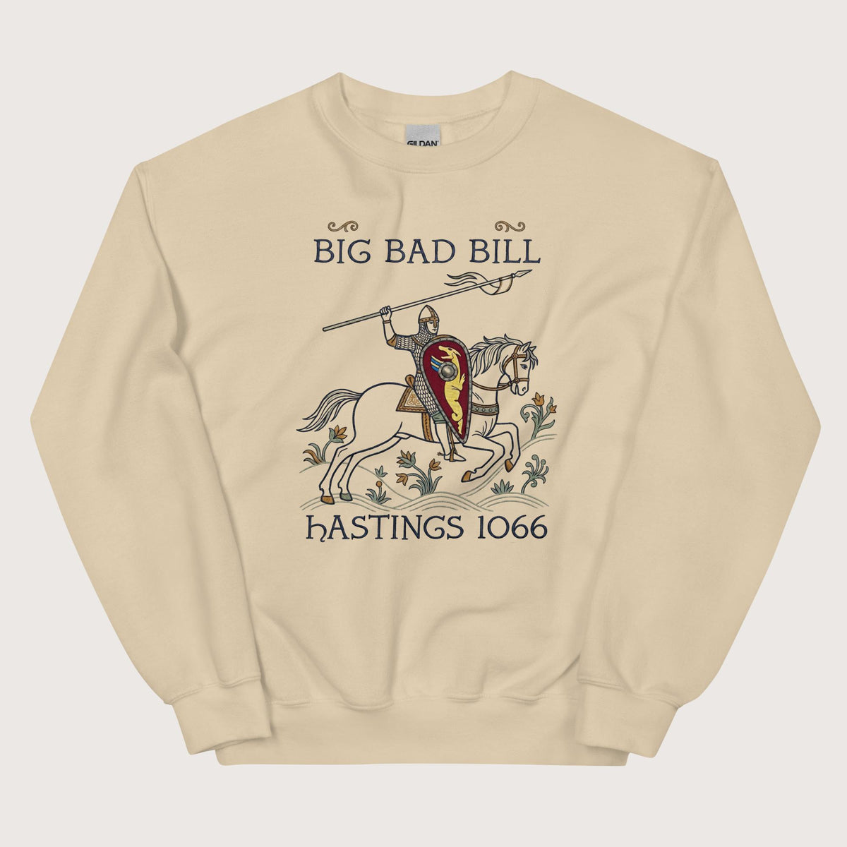 Sand Big Bad Bill Sweatshirt - history buff gift by HistoHead