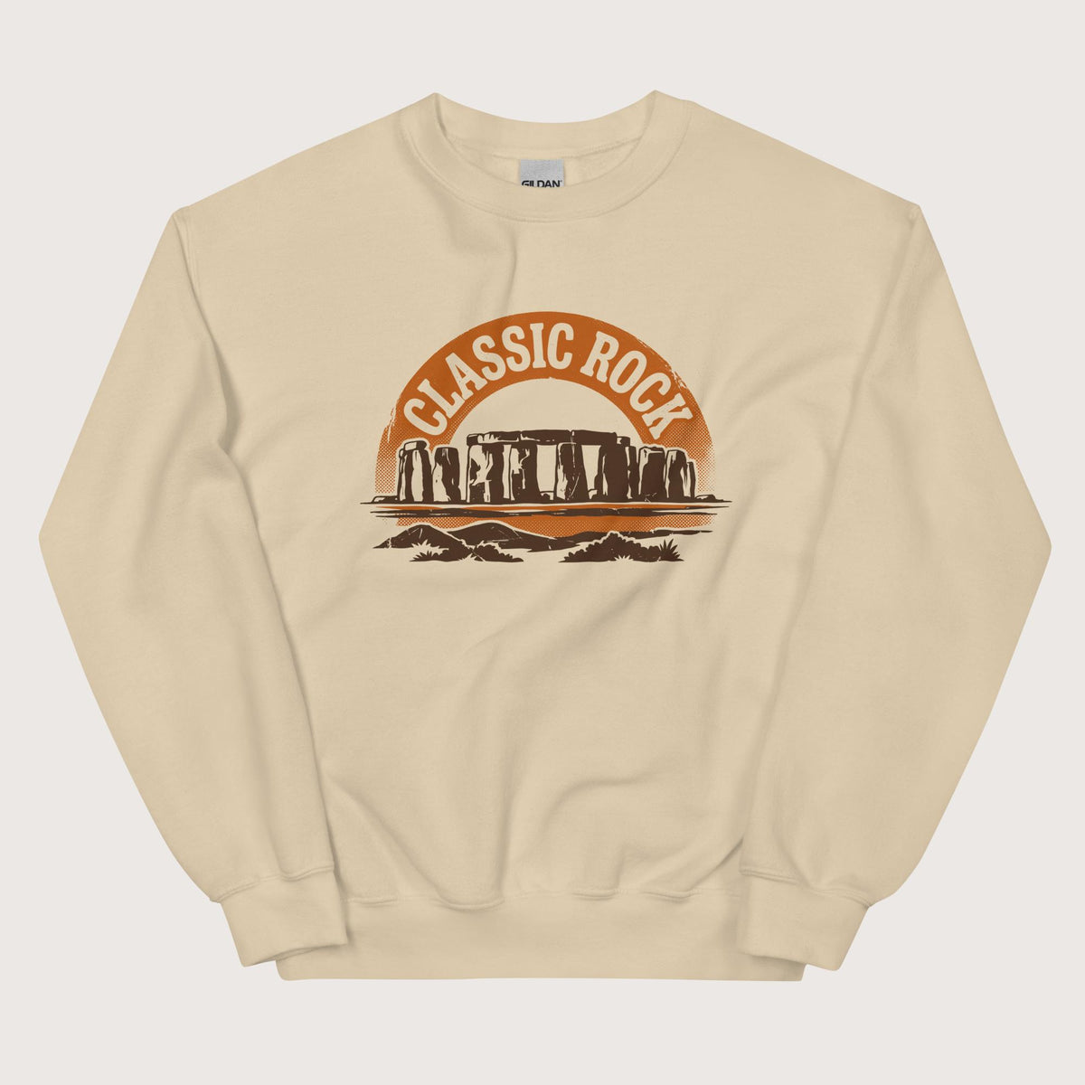 Sand Stonehenge Classic Rock Sweatshirt - history buff gift by HistoHead