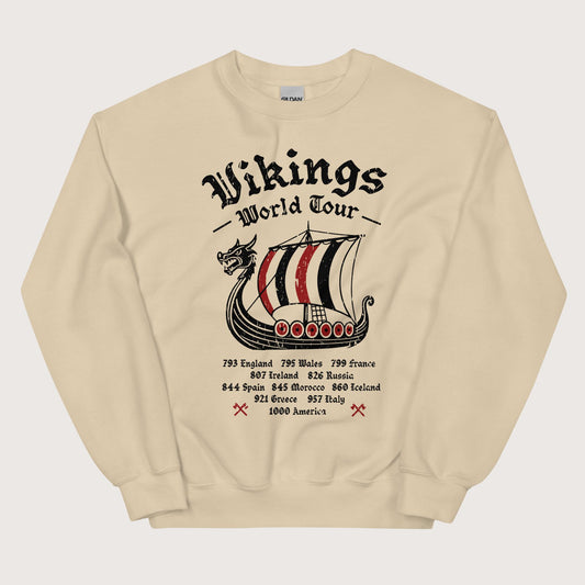 Sand Vikings World Tour Sweatshirt - history buff gift by HistoHead